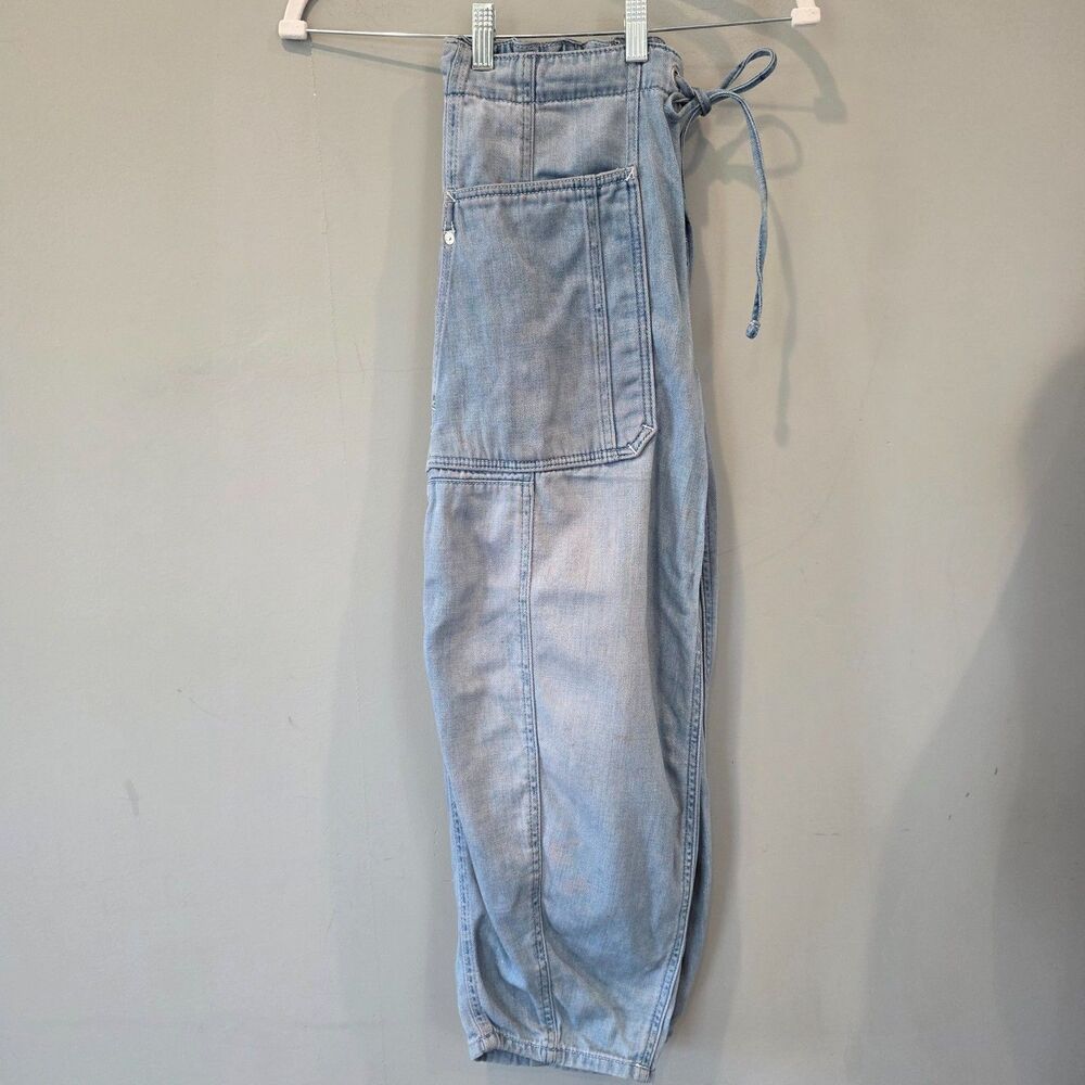 We the Free Barrel Jeans XS light wash boho casual cottage feminine- flaws - Picture 2 of 8